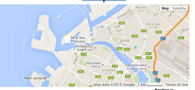 Dubai map