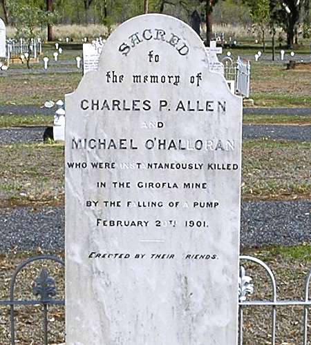 Chillagoe Grave Stone