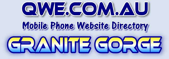 Granite Gorge Banner